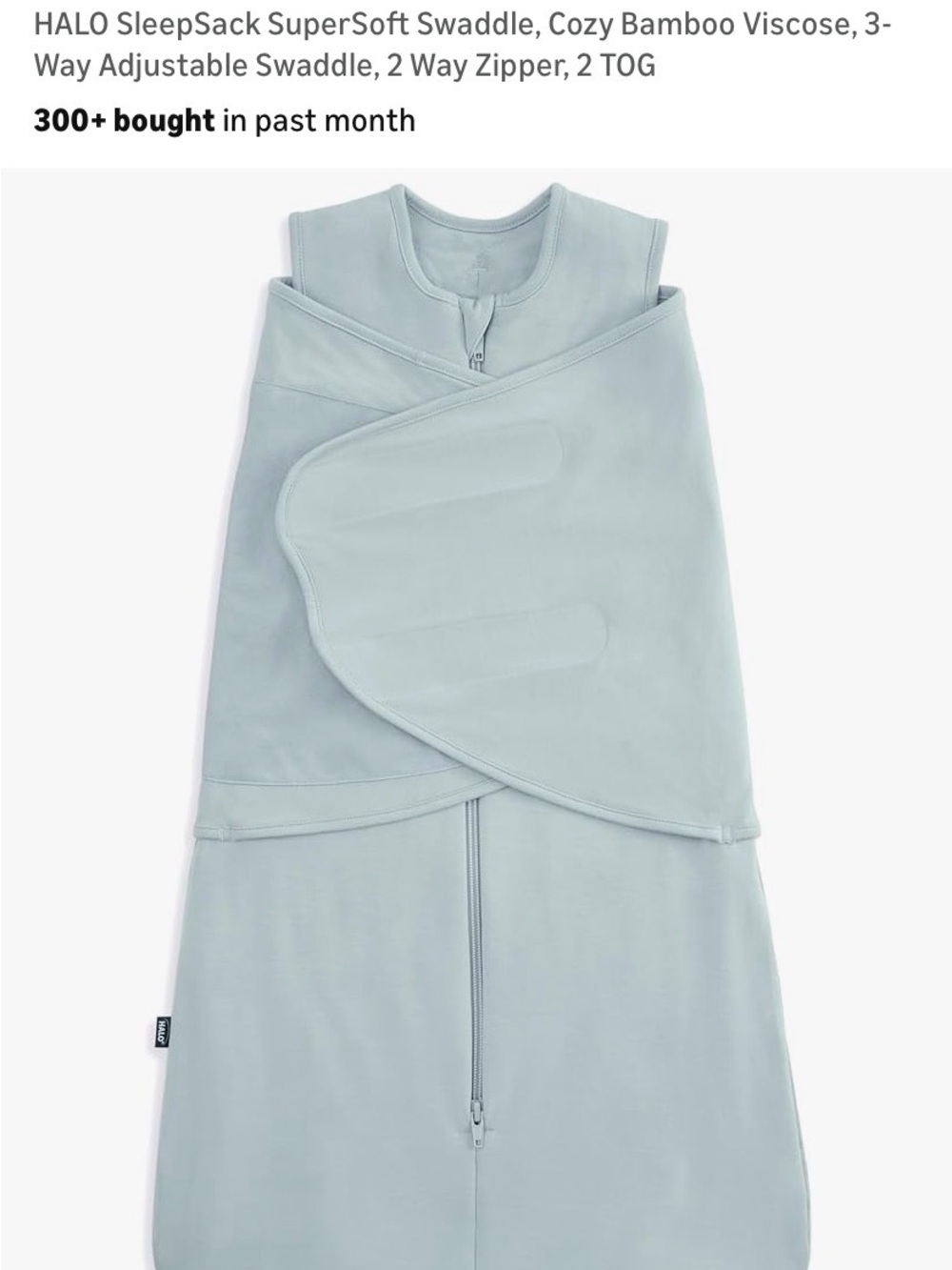 Halo Bamboo Swaddle Sleepsack - Picture 7 of 8